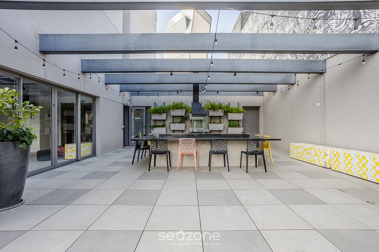 Studio moderno a 290m del metro Faria Lima LOF1405