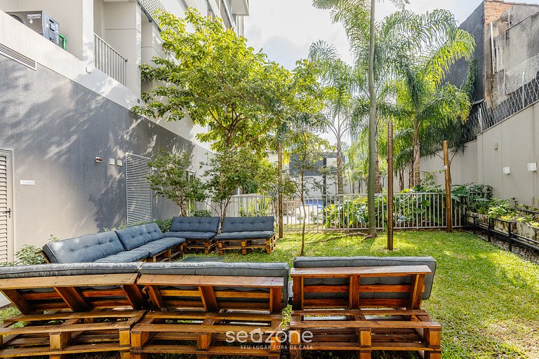 Studio moderno a 290m del metro Faria Lima LOF1405