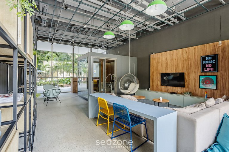 Studio moderno a 290m del metro Faria Lima LOF1405