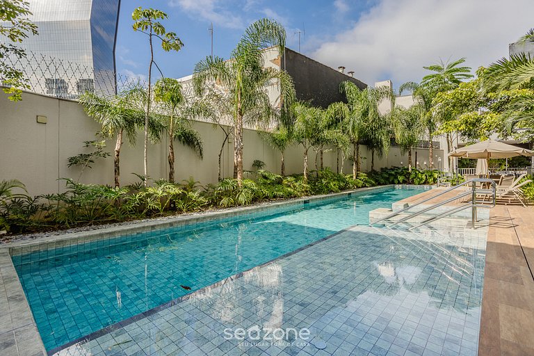 Studio moderno a 290m del metro Faria Lima LOF1405