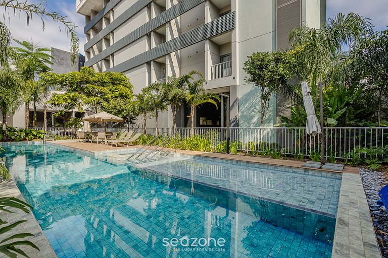 Studio moderno a 290m del metro Faria Lima LOF1405