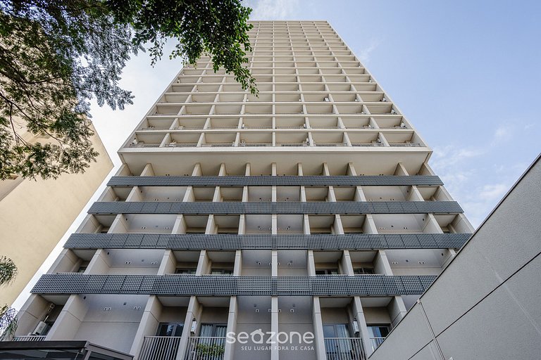 Studio moderno a 290m del metro Faria Lima LOF1405