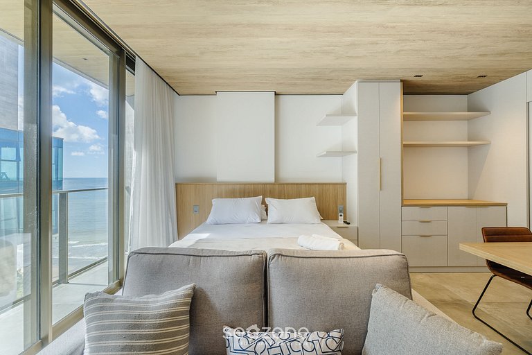 Lindo Estúdio c/ Vista Mar Lateral NWT1307