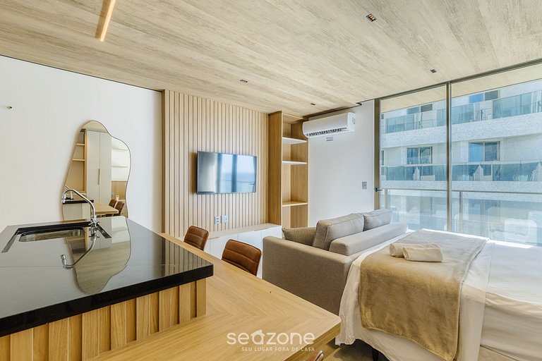 Hermoso estudio con vista lateral al mar NWT1307