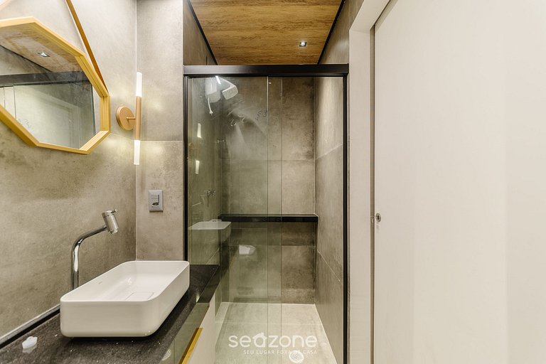 Lindo Estúdio c/ Vista Mar Lateral NWT1307