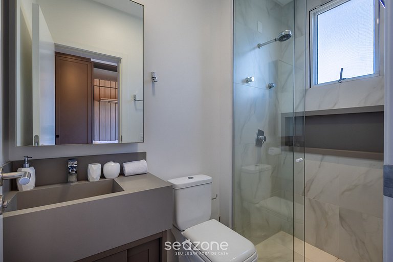 Apto c/ parrilla gourmet y vista al mar EHI0802