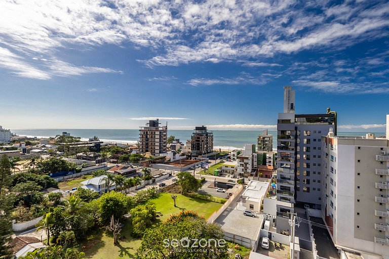Apto c/ parrilla gourmet y vista al mar EHI0802