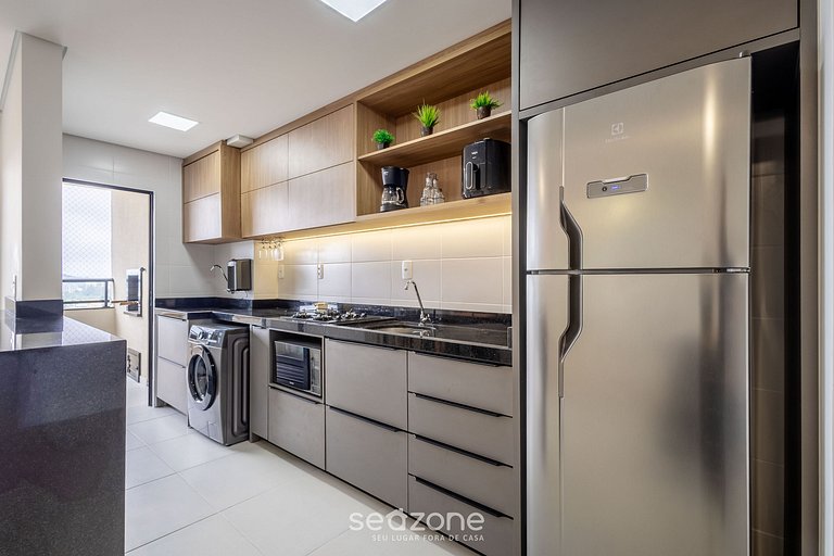 Apto 3D c/ balcón gourmet a 400m del mar SKL1307