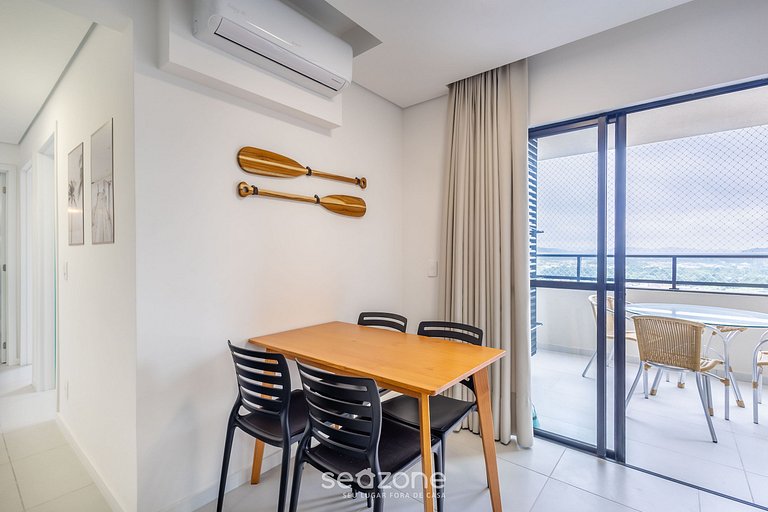 Apto 3Q c/ varanda gourmet a 400m do mar SKL1307