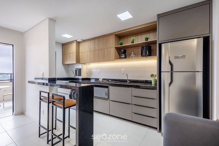 Apto 3D c/ balcón gourmet a 400m del mar SKL1307