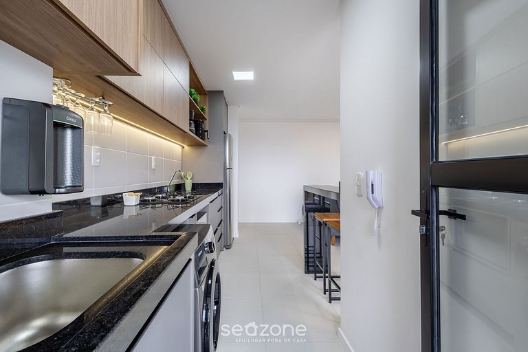 Apto 3D c/ balcón gourmet a 400m del mar SKL1307