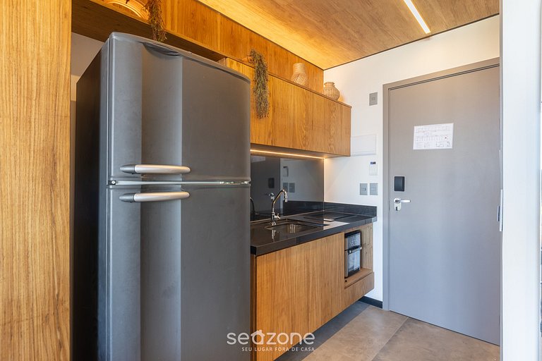 Estúdio na Orla c/ Academia e Piscina NWT0412