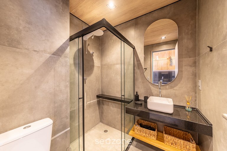 Estudio frente al mar c gimnasio y piscina NWT0412