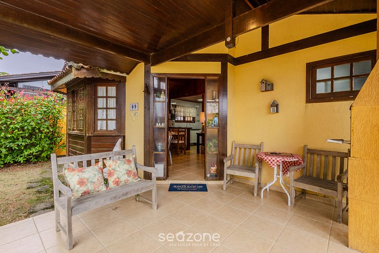 Casa encantadora c/ parrilla junto al mar MON0099