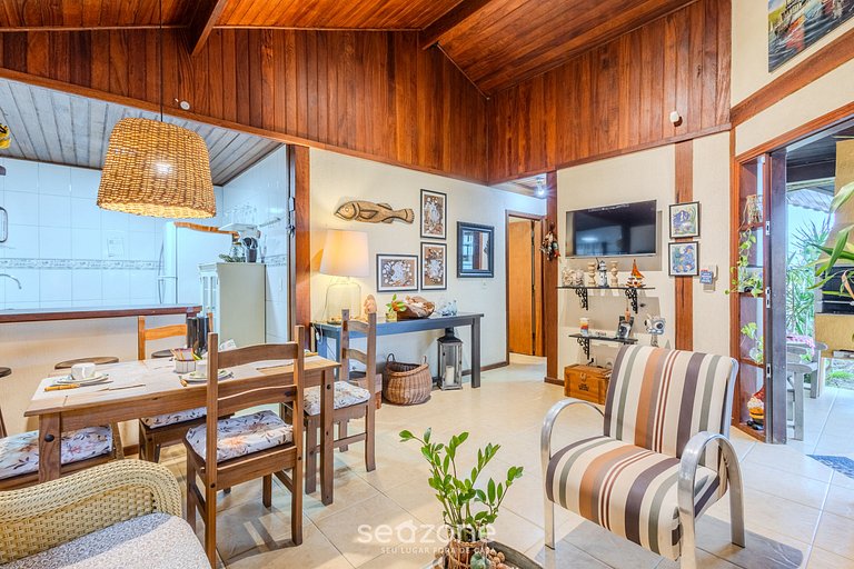 Casa encantadora c/ parrilla junto al mar MON0099