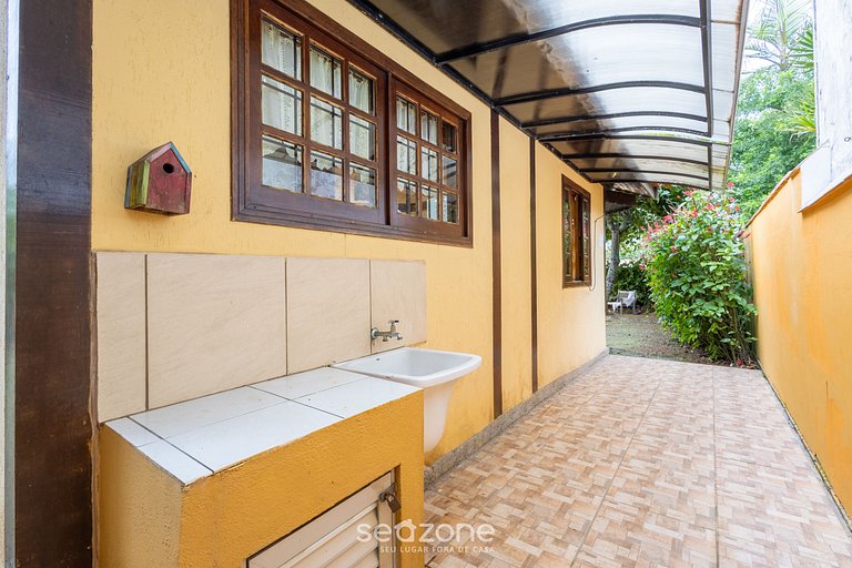 Casa encantadora c/ parrilla junto al mar MON0099