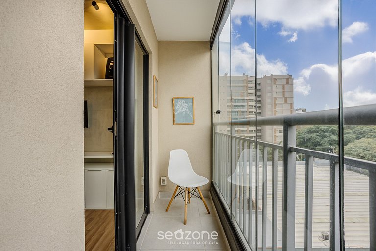 Studio moderno perto de shopping e metrô ISM0619