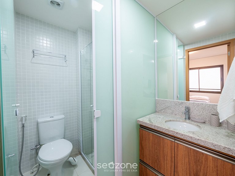 Apto c/ balcón y vista a 300m de la playa SOA0912