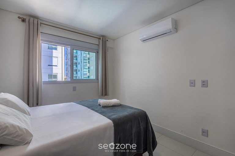 Apt 3Q Cond. Pé na Areia churrasq jacuzzi SHC0905