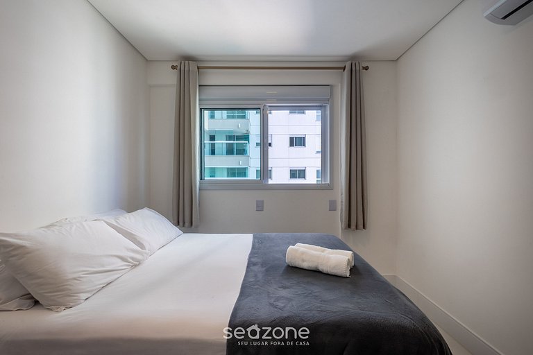 Apt 3Q Cond. Pé na Areia churrasq jacuzzi SHC0905