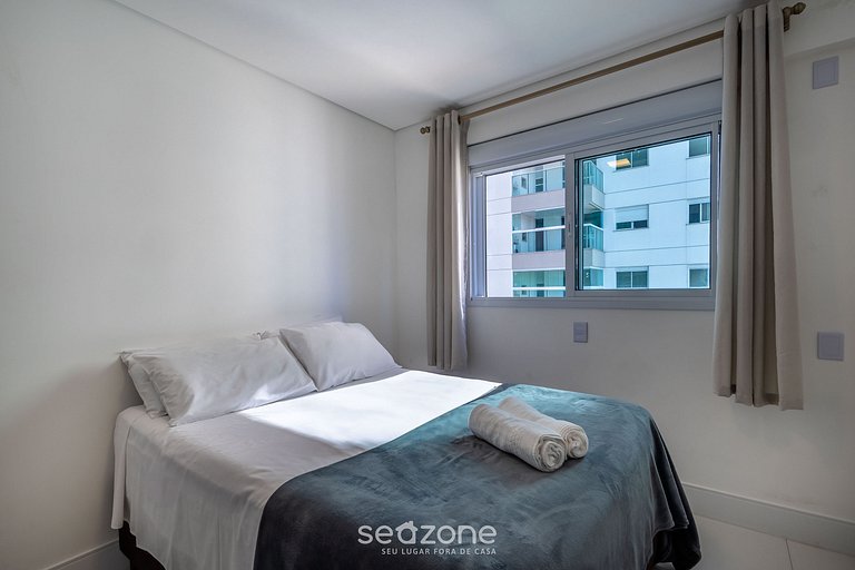 Apt 3Q Cond. Pé na Areia churrasq jacuzzi SHC0905