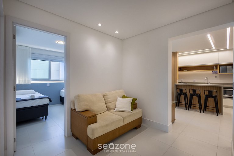 Dpto 3H c/ balcón gourmet y vista al mar - SHC0506