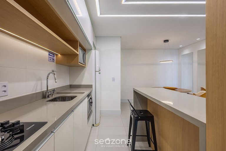 Dpto 3H c/ balcón gourmet y vista al mar - SHC0506