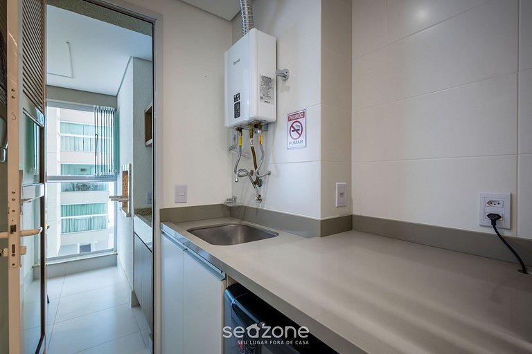 Dpto 3H c/ balcón gourmet y vista al mar - SHC0506