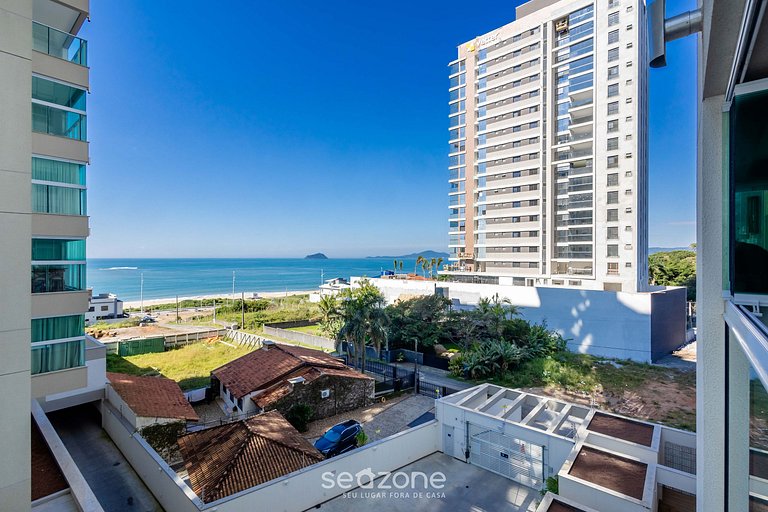 Apto 3Q c/ varanda gourmet e vista Mar SHC0506