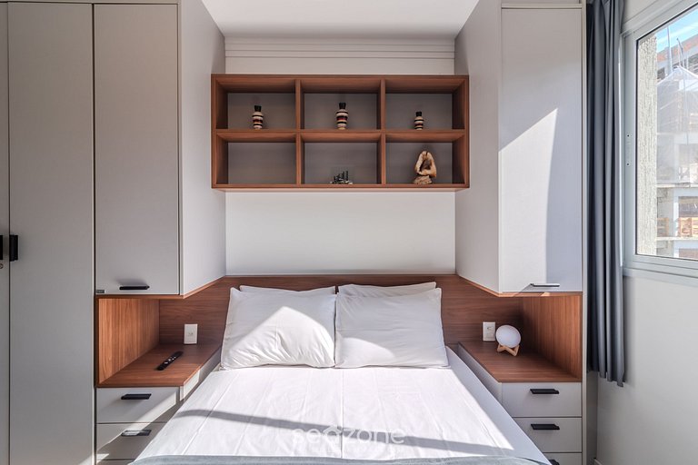 Apto con balcón y parrilla cerca del mar GRI1305