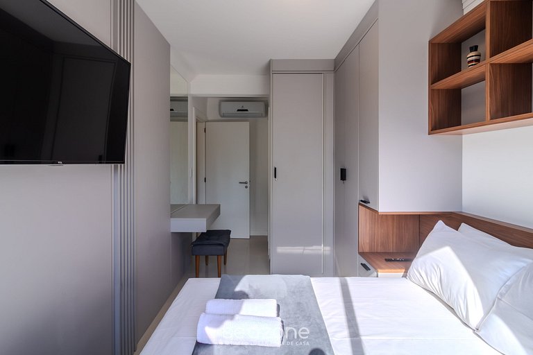 Apto con balcón y parrilla cerca del mar GRI1305