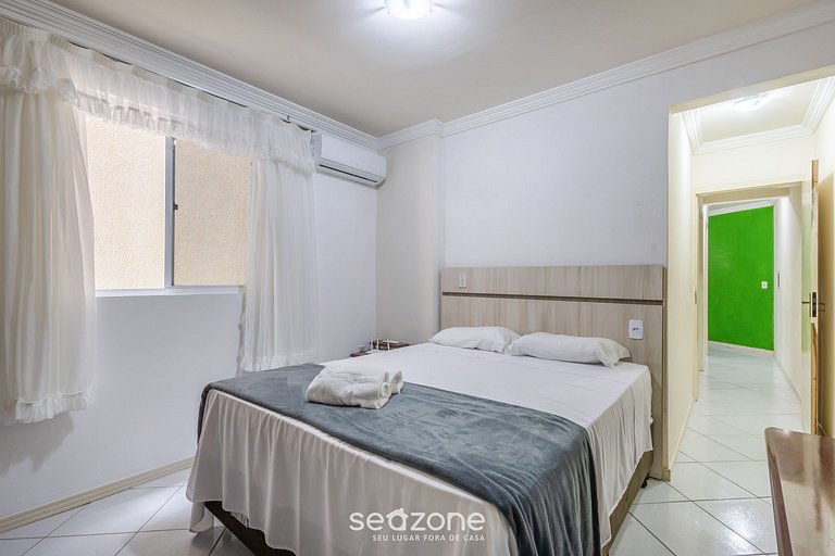 Apto c/churrasqueira a 86m da Praia - OBS0201