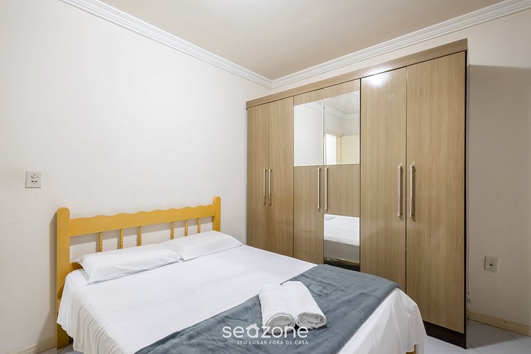 Apto c/churrasqueira a 86m da Praia - OBS0201