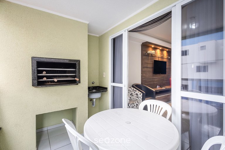 Apto con balcón a pasos de la playa - OBS0201