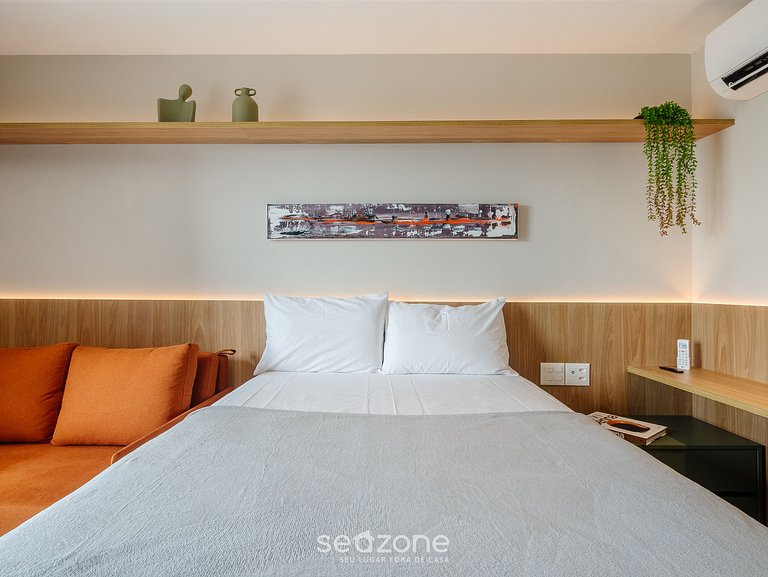 Estúdio em Cond. c/ Piscina LIV1104