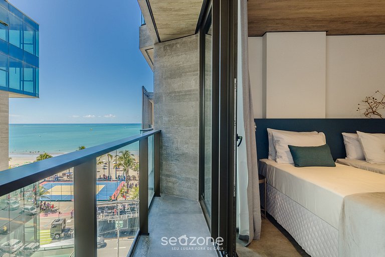 Estudio c/ Balcón y Vista Lateral al Mar | NWT0705