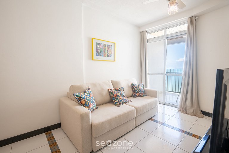 Apto con balcón y vista increíble al mar - STP0903