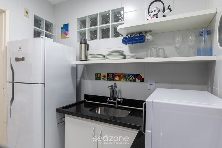 Apto con balcón y vista increíble al mar - STP0903