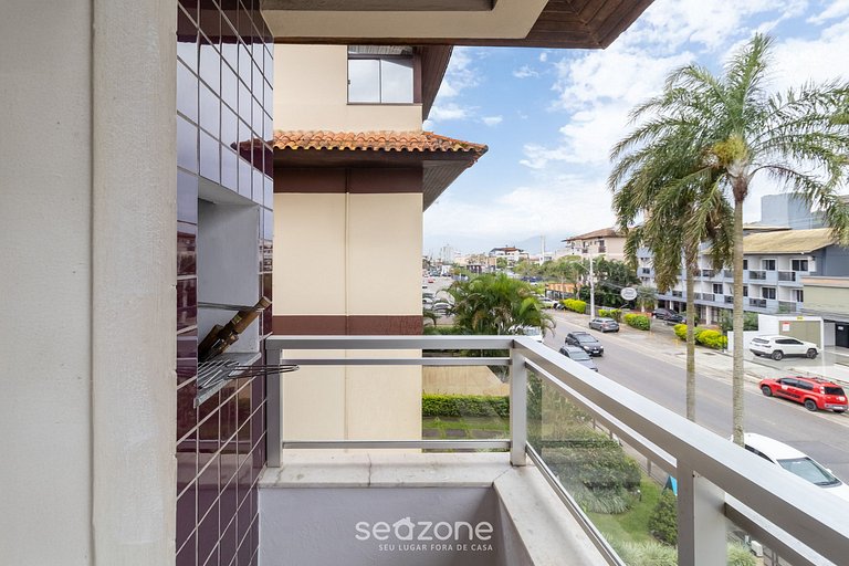 Ap con Balcón, a 600 m del Mar en Jurerê CIE0202