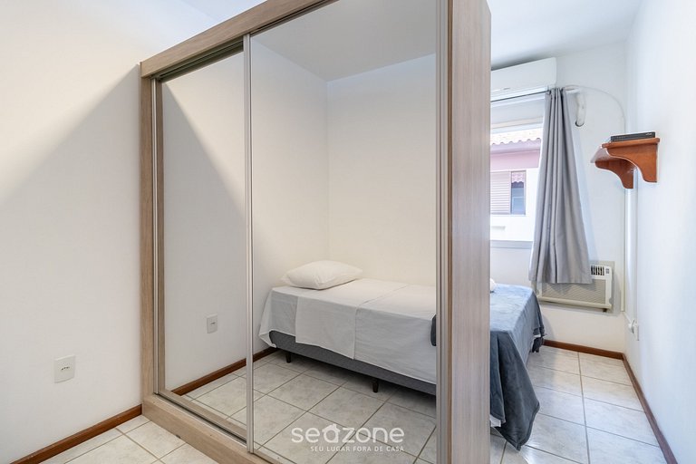 Ap con Balcón, a 600 m del Mar en Jurerê CIE0202