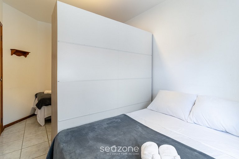 Ap con Balcón, a 600 m del Mar en Jurerê CIE0202