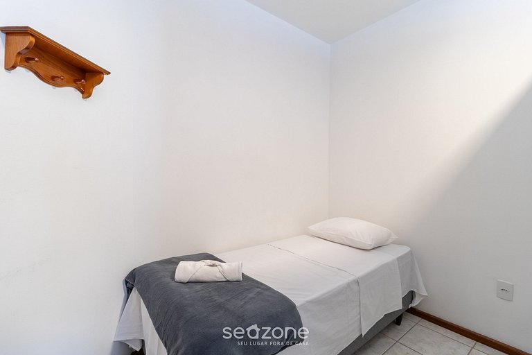 Ap con Balcón, a 600 m del Mar en Jurerê CIE0202