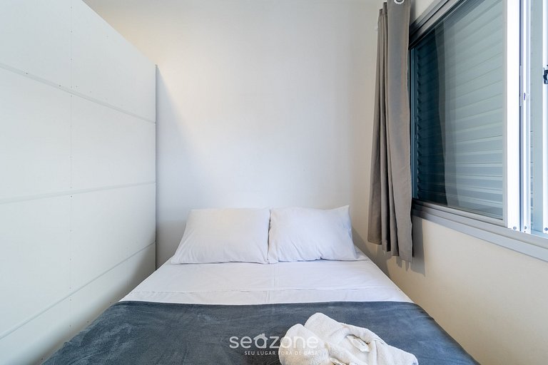 Ap con Balcón, a 600 m del Mar en Jurerê CIE0202