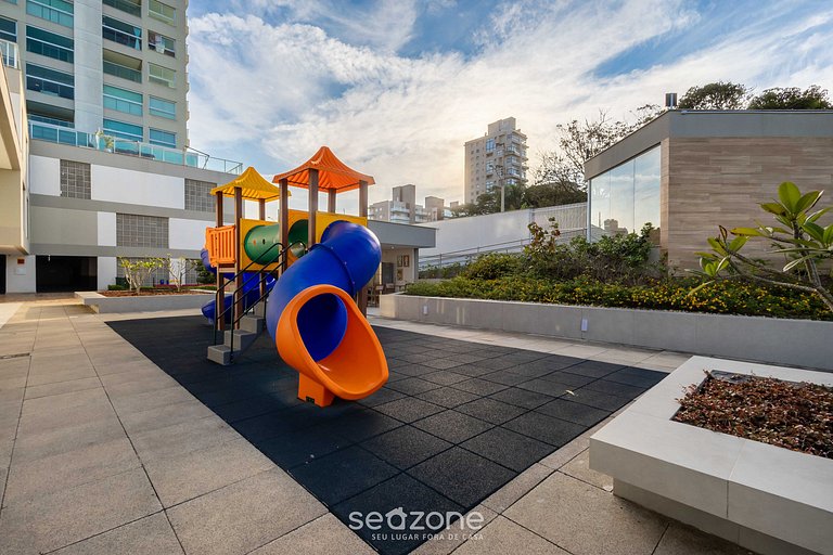 Apt 3Qt c/ Vista mar e churrasq. SHC1601