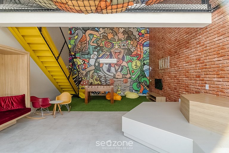 Apto c/ piscina y BBQ a 140m de playa SHC1103