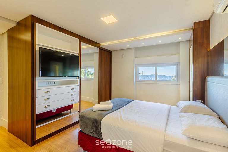 Apto c/ Churrasq. 3Qts 700m do Lago Negro ALT0402