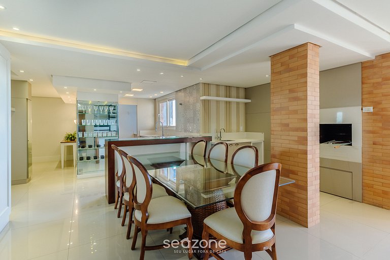 Apto c/ Churrasq. 3Qts 700m do Lago Negro ALT0402