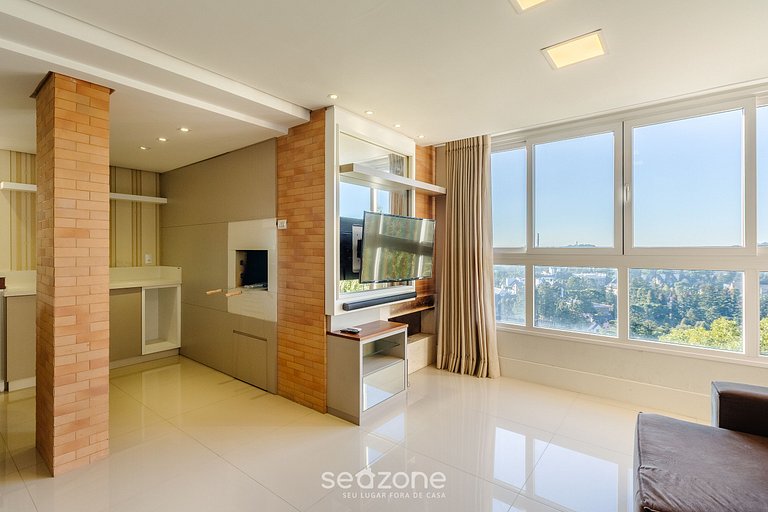 Apto c/ Churrasq. 3Qts 700m do Lago Negro ALT0402