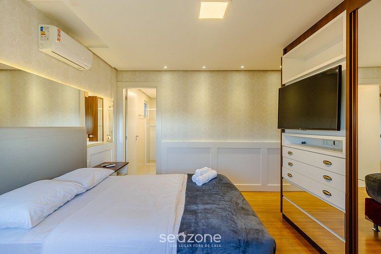 Apto c/ Churrasq. 3Qts 700m do Lago Negro ALT0402