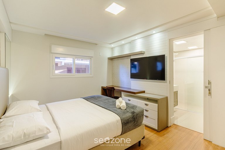 Apto c/ Churrasq. 3Qts 700m do Lago Negro ALT0402